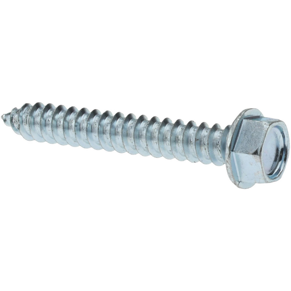 Sheet Metal Screw: #12, Hex Washer Head, Hex