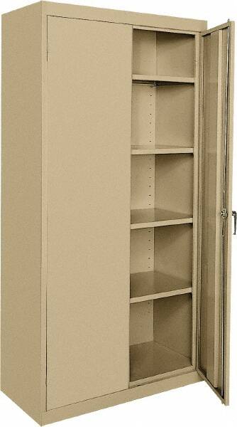 Sandusky Lee CA41362472-04 Locking Steel Storage Cabinet: 36" Wide, 24" Deep, 72" High 