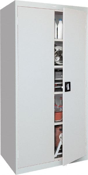 Shelf Locking Storage Cabinet, Sandusky Lee Cabinets