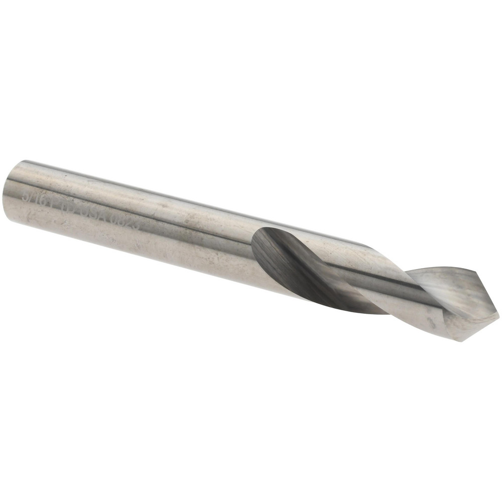 Spotting Drill: 5/16" Dia, 90 ° Point, 2-1/2" OAL, Solid Carbide