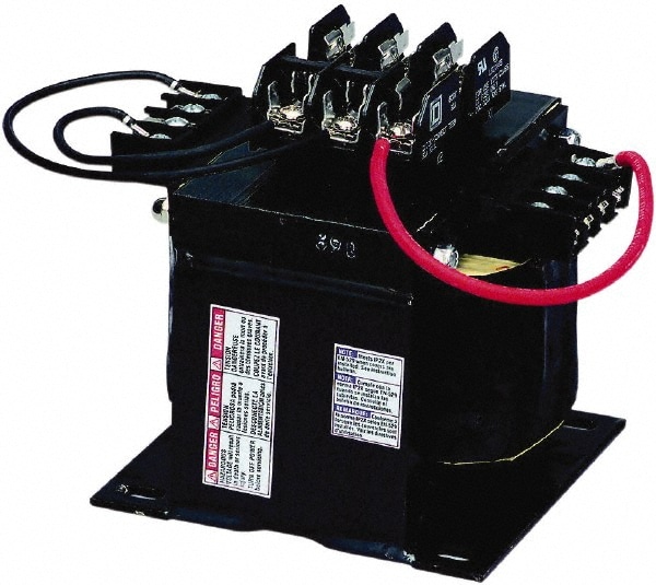 Square D 9070TF1000D1 1 Phase, 1,000 VA, Top Mount Fuse Block Control Transformer Image