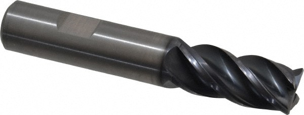 Kennametal 4046277 Corner Chamfer End Mill: 0.6299" Dia, 1.2598" LOC, 4 Flute, Solid Carbide Image