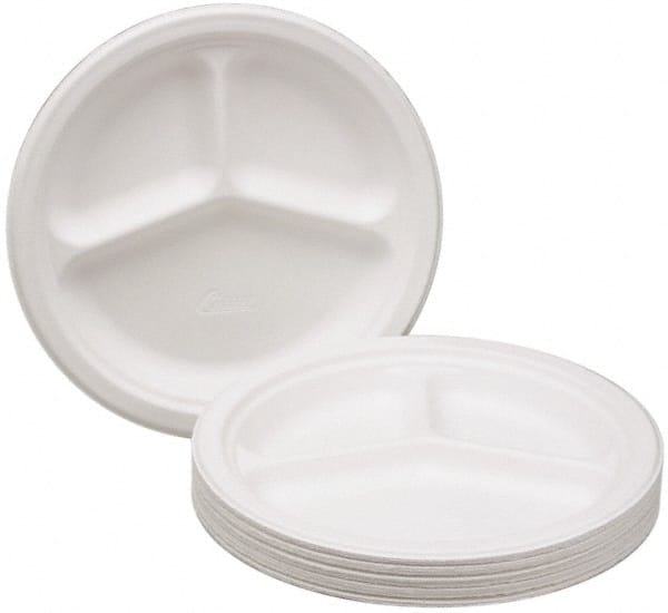 Ability One - Paper & Plastic Cups, Plates, Bowls & Utensils; Flatware  Type: Paper Plate - 78500493 - MSC Industrial Supply