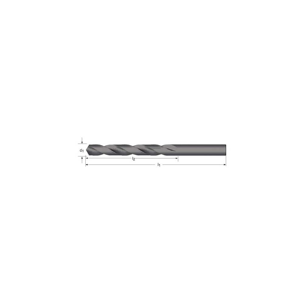 Precision Twist 27/64Taper Length Drill Parabolic 135 Deg HSS S/P L 7 1/4 Flute 4 5/8