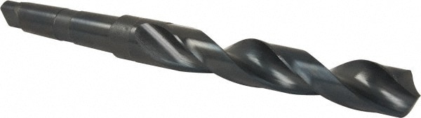 Precision Twist Drill 6000436 Taper Shank Drill Bit: 1.125" Dia, 3MT, 118 °, High Speed Steel Image