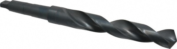 Precision Twist Drill 6000476 Taper Shank Drill Bit: 1.1875" Dia, 3MT, 118 °, High Speed Steel Image