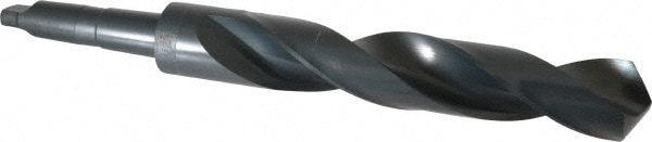 Precision Twist Drill 6000488 Taper Shank Drill Bit: 1.9688" Dia, 4MT, 118 °, High Speed Steel Image