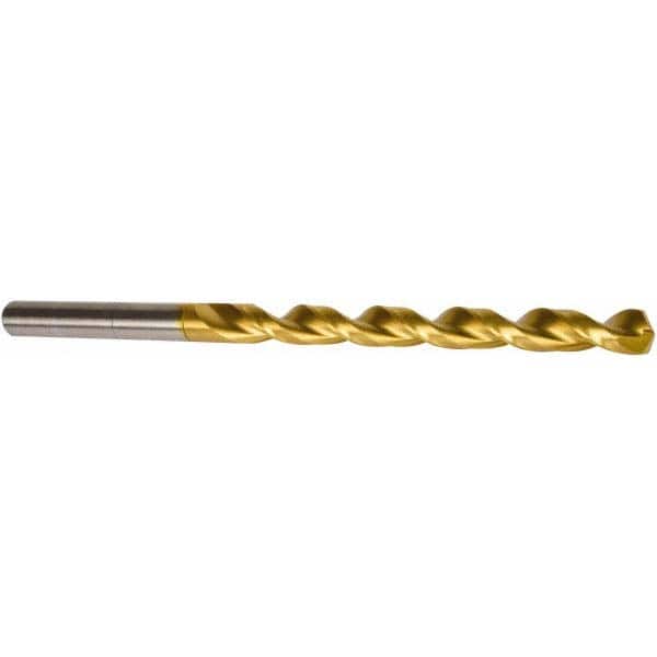 135° Split Point 3/16 Diameter Carbide Tipped Taper Length Twist Drill 