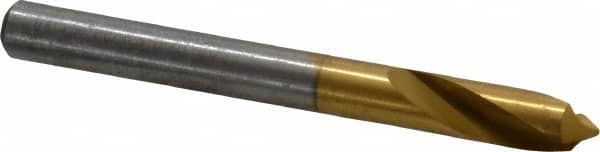 Precision Twist Drill 6000142 90° 2-1/2" OAL High Speed Steel Spotting Drill 