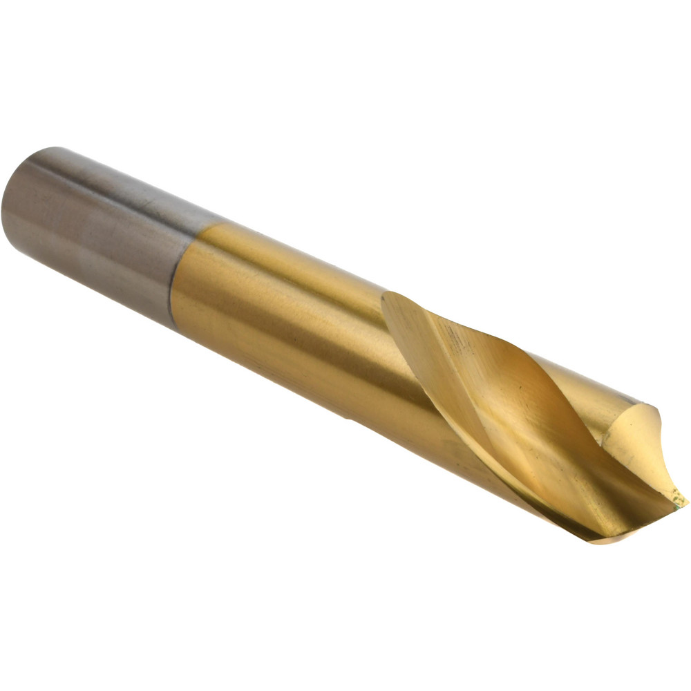Spotting Drill: 3/4" Dia, 90 ° Point, 5" OAL, High Speed Steel