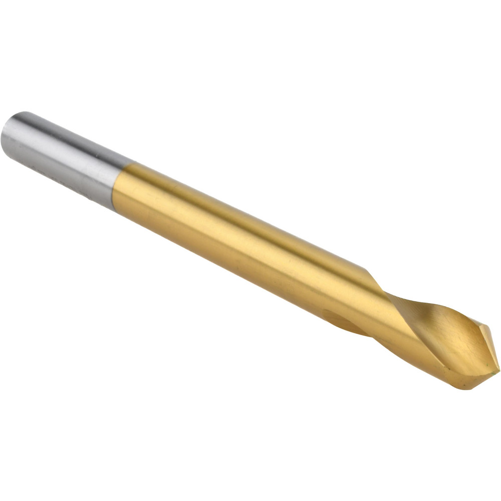 Spotting Drill: 1/2" Dia, 90 ° Point, 6" OAL, High Speed Steel
