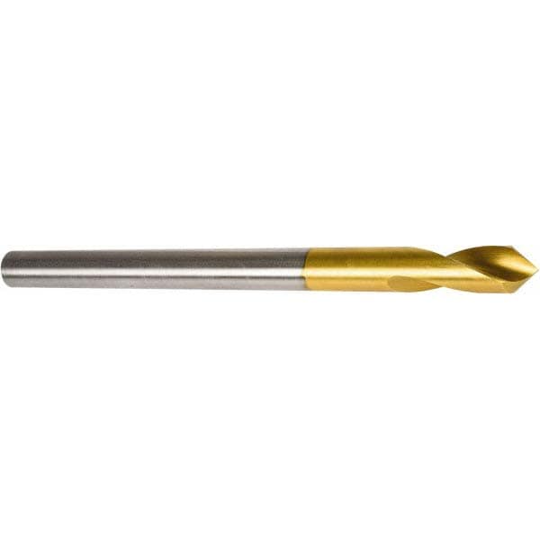 Precision Twist Drill 120°, 7" OAL, High Speed Steel Spotting Drill