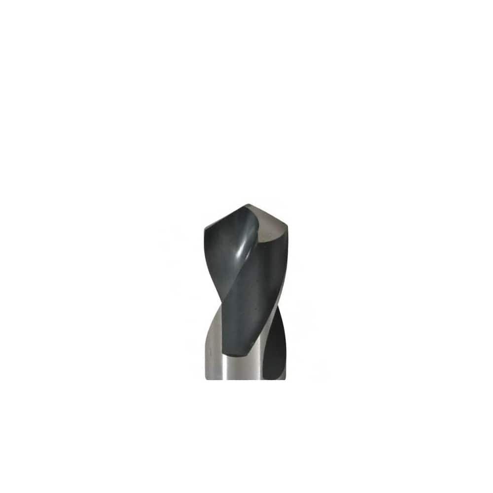 23/32 Drill Diameter Cle-Line C17044 Silver and Deming Reduced Shank Drill Reduced Flatted Shank 118-Degree Split Point High Speed Steel Black and Gold Finish