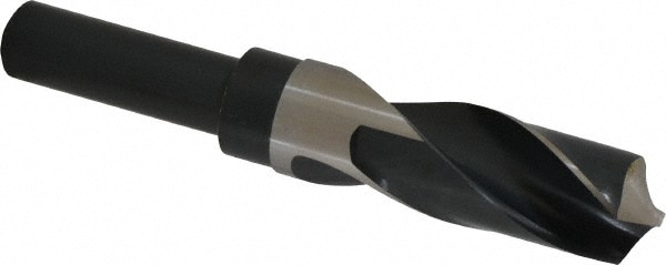 Precision Twist Drill 6000092 Reduced Shank Drill Bit: 1-3/32 Dia, 3/4 Shank Dia, 118 0, High Speed Steel Image