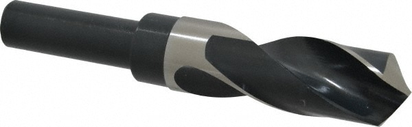 Precision Twist Drill 6000064 Reduced Shank Drill Bit: 1-1/8 Dia, 3/4 Shank Dia, 118 0, High Speed Steel 