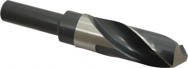 Precision Twist Drill 6000111 Reduced Shank Drill Bit: 1-5/32 Dia, 3/4 Shank Dia, 118 0, High Speed Steel 