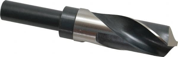 Precision Twist Drill 6000126 Reduced Shank Drill Bit: 1-7/32 Dia, 3/4 Shank Dia, 118 0, High Speed Steel 