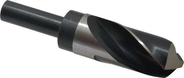 Precision Twist Drill 6000118 Reduced Shank Drill Bit: 1-7/16 Dia, 3/4 Shank Dia, 118 0, High Speed Steel Image