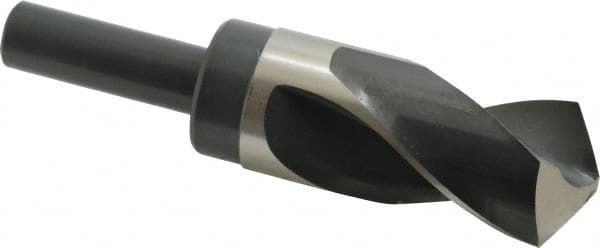 Precision Twist Drill 6000138 Reduced Shank Drill Bit: 1-9/16 Dia, 3/4 Shank Dia, 118 0, High Speed Steel 