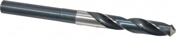 Precision Twist Drill 5999986 Reduced Shank Drill Bit: 35/64 Dia, 1/2 Shank Dia, 118 0, High Speed Steel 