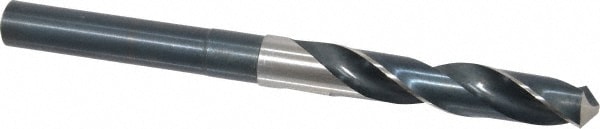 Precision Twist Drill 5999986 Reduced Shank Drill Bit: 35/64 Dia, 1/2 Shank Dia, 118 0, High Speed Steel Image