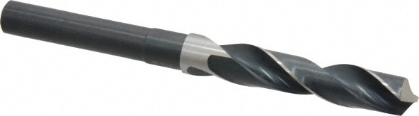 Precision Twist Drill 5999956 Reduced Shank Drill Bit: 19/32 Dia, 1/2 Shank Dia, 118 0, High Speed Steel Image