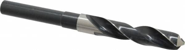 Precision Twist Drill 5999992 Reduced Shank Drill Bit: 39/64 Dia, 1/2 Shank Dia, 118 0, High Speed Steel 