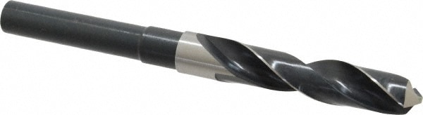 Precision Twist Drill 5999992 Reduced Shank Drill Bit: 39/64 Dia, 1/2 Shank Dia, 118 0, High Speed Steel Image