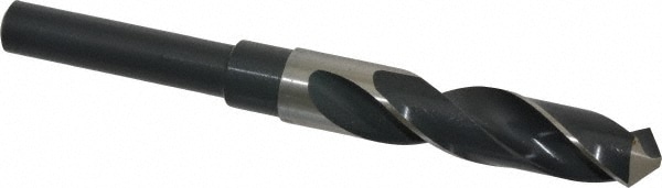 Precision Twist Drill 5999527 Reduced Shank Drill Bit: 45/64 Dia, 1/2 Shank Dia, 118 0, High Speed Steel Image