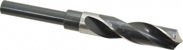 Precision Twist Drill 5999584 Reduced Shank Drill Bit: 49/64 Dia, 1/2 Shank Dia, 118 0, High Speed Steel Image