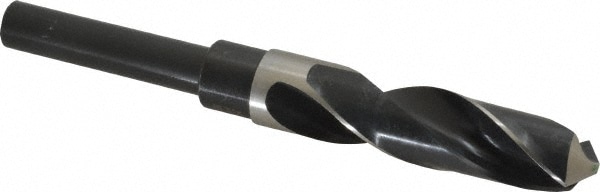 Precision Twist Drill 5999968 Reduced Shank Drill Bit: 25/32 Dia, 1/2 Shank Dia, 118 0, High Speed Steel Image