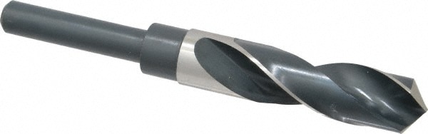 Precision Twist Drill 5999677 Reduced Shank Drill Bit: 53/64 Dia, 1/2 Shank Dia, 118 0, High Speed Steel Image