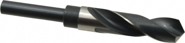 Precision Twist Drill 5999970 Reduced Shank Drill Bit: 27/32 Dia, 1/2 Shank Dia, 118 0, High Speed Steel Image