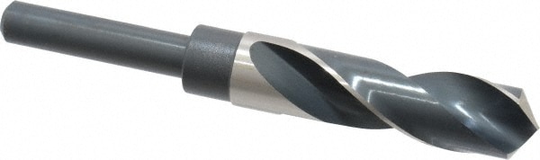 Precision Twist Drill 5999681 Reduced Shank Drill Bit: 55/64 Dia, 1/2 Shank Dia, 118 0, High Speed Steel Image