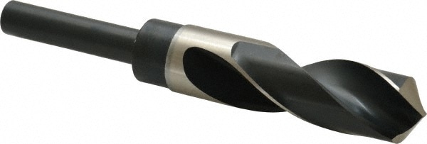 Precision Twist Drill 5999530 Reduced Shank Drill Bit: 61/64 Dia, 1/2 Shank Dia, 118 0, High Speed Steel Image