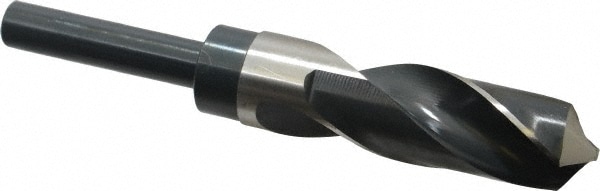 Precision Twist Drill 5999532 Reduced Shank Drill Bit: 63/64 Dia, 1/2 Shank Dia, 118 0, High Speed Steel Image