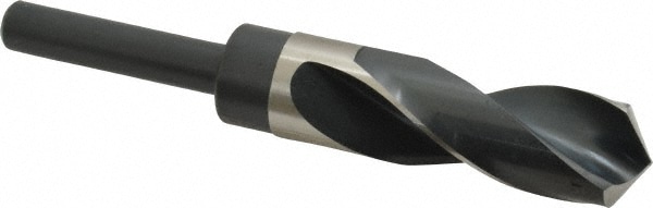 Precision Twist Drill 5999856 Reduced Shank Drill Bit: 1-1/64 Dia, 1/2 Shank Dia, 118 0, High Speed Steel Image