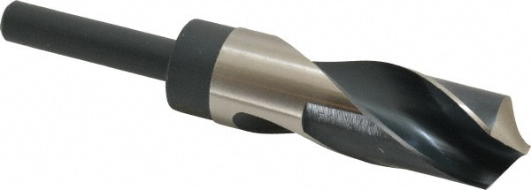 Precision Twist Drill 5999941 Reduced Shank Drill Bit: 1-9/64 Dia, 1/2 Shank Dia, 118 0, High Speed Steel Image