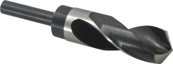 6 OAL 1/2 Shank Diam Reduced Shank Drill Bit High Speed Steel 23/32 Drill Bit