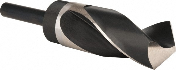 Precision Twist Drill 5999908 Reduced Shank Drill Bit: 1-3/8 Dia, 1/2 Shank Dia, 118 0, High Speed Steel 