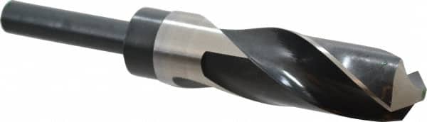 Precision Twist Drill 5999847 Reduced Shank Drill Bit: 1-1/32 Dia, 1/2 Shank Dia, 118 0, High Speed Steel 