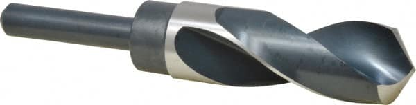 Precision Twist Drill 5999915 Reduced Shank Drill Bit: 1-5/32 Dia, 1/2 Shank Dia, 118 0, High Speed Steel 
