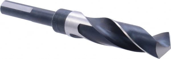 Precision Twist Drill 6000026 Reduced Shank Drill Bit: 53/64 Dia, 1/2 Shank Dia, 118 0, High Speed Steel 