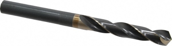 Precision Twist Drill 6000402 Reduced Shank Drill Bit: 33/64 Dia, 1/2 Shank Dia, 118 0, Cobalt 