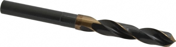 Precision Twist Drill 6000007 Reduced Shank Drill Bit: 9/16 Dia, 1/2 Shank Dia, 118 0, Cobalt Image