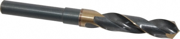 Precision Twist Drill 6000420 Reduced Shank Drill Bit: 41/64 Dia, 1/2 Shank Dia, 118 0, Cobalt 