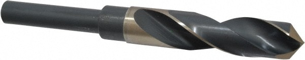 Precision Twist Drill 6000435 Reduced Shank Drill Bit: 49/64 Dia, 1/2 Shank Dia, 118 0, Cobalt Image