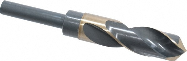 Precision Twist Drill 6000356 Reduced Shank Drill Bit: 15/16 Dia, 1/2 Shank Dia, 118 0, Cobalt 