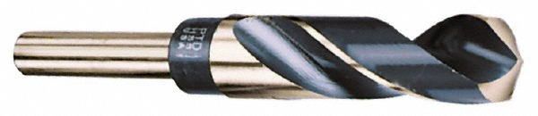 Value Collection 1344068 Reduced Shank Drill Bit: 1-3/32 Dia, 1/2 Shank Dia, 118 0, Cobalt Image