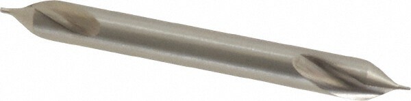 Combo Drill & Countersink: #000, 1/8" Body Dia, High Speed Steel